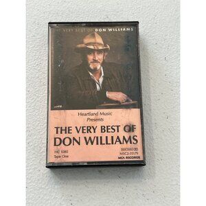 The Very Best Of Don Williams Cassette Tape 1989 Country Heartland Music